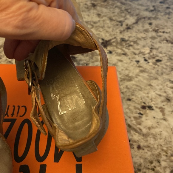 Miz Mooz Khaki & Tan Leather Kismet - Eu Sz 38. Comfortable & go w everything! - Picture 8 of 11